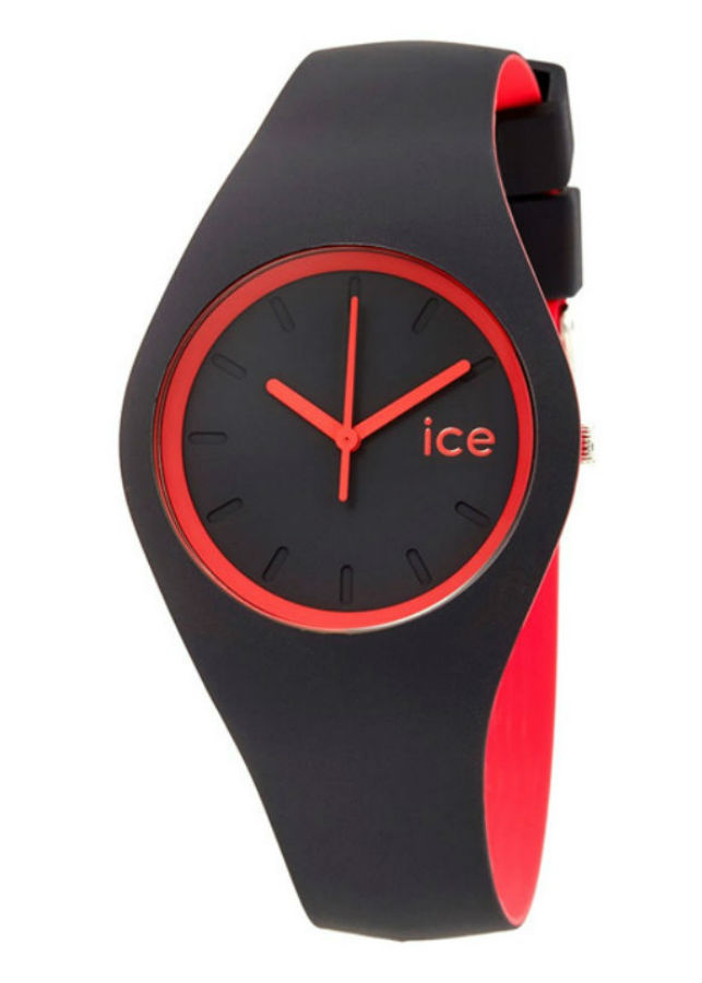 Đồng Hồ Nam Dây Cao Su ICE 001501 - Đen Đỏ (41mm)