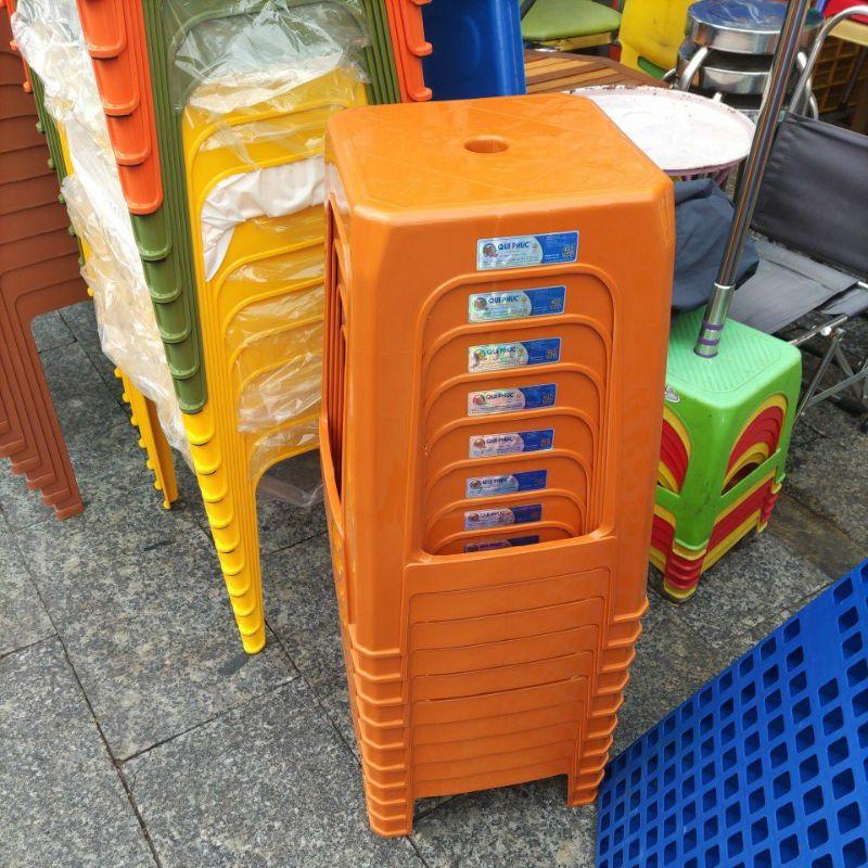 Ghế cao vuông nhựa qui phúc cao cấp