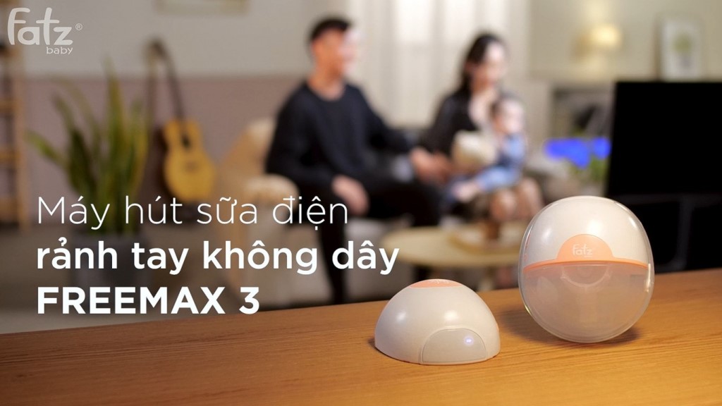 MÁY HÚT SỮA ĐIỆN RẢNH TAY & KHÔNG DÂY - FREEMAX 3 FB1203CW