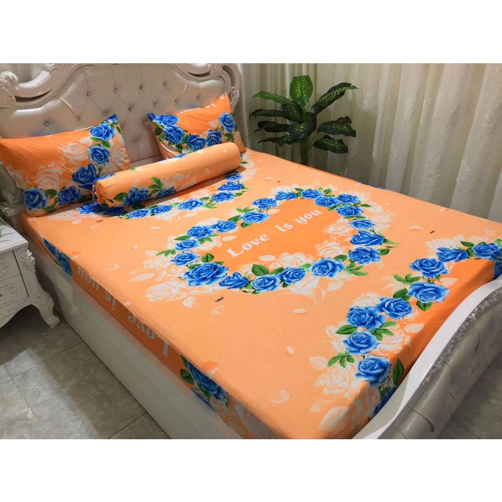 Bộ Drap Thun Hàn Quốc Mát Lạnh Cực Hot {4 MÓN} hoặc drap lẻ.