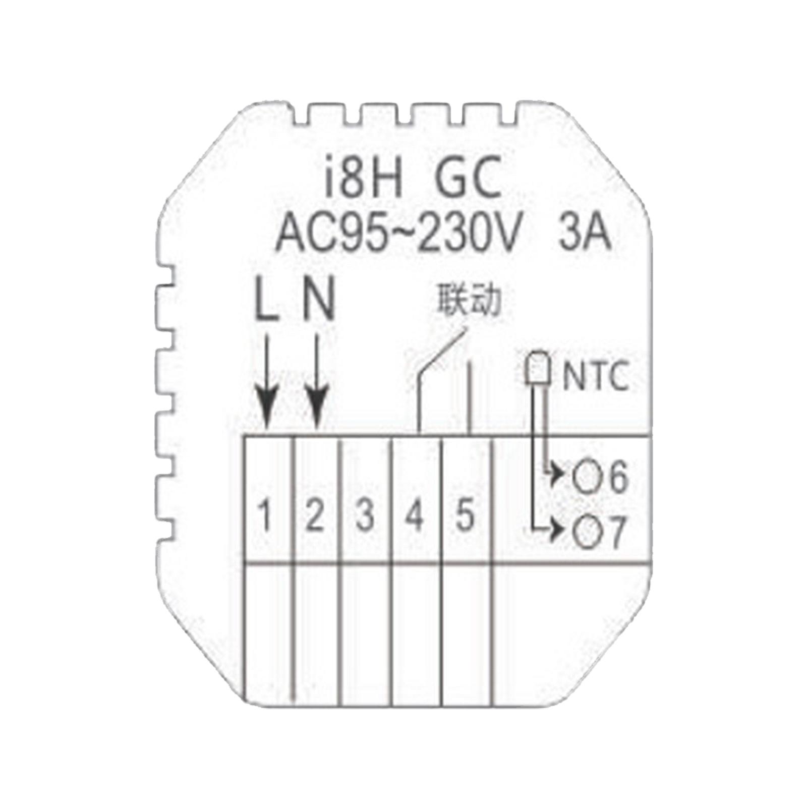 Bộ Điều Nhiệt Thông Minh Wifi Với Màn Hình Lcd Điều Khiển Qua Ứng Dụng & Điều Khiển Bằng Giọng Nói