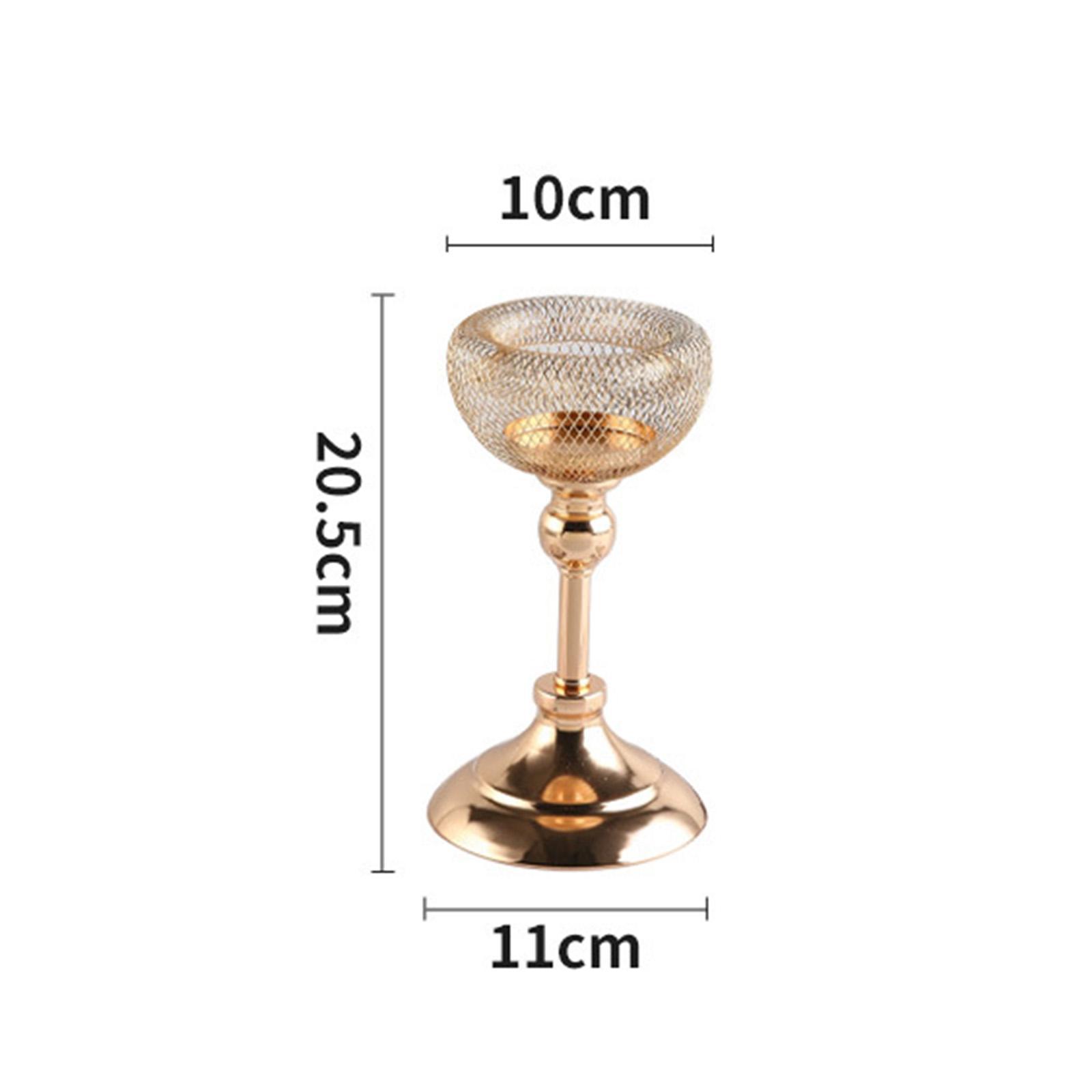 Pillar Candle Holder Pillar Candle Stand Decorative Elegant European Style Home Decor Tealight Holder Candlestick Holders for Wedding Mantel