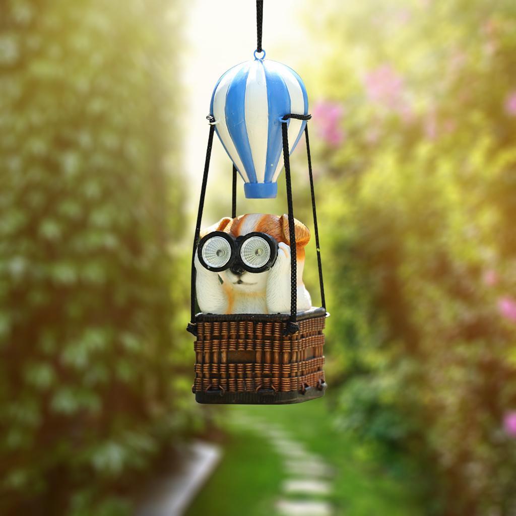 4x Light Hanging Light Ornament Night Light Decoration for Path Outdoor Yard