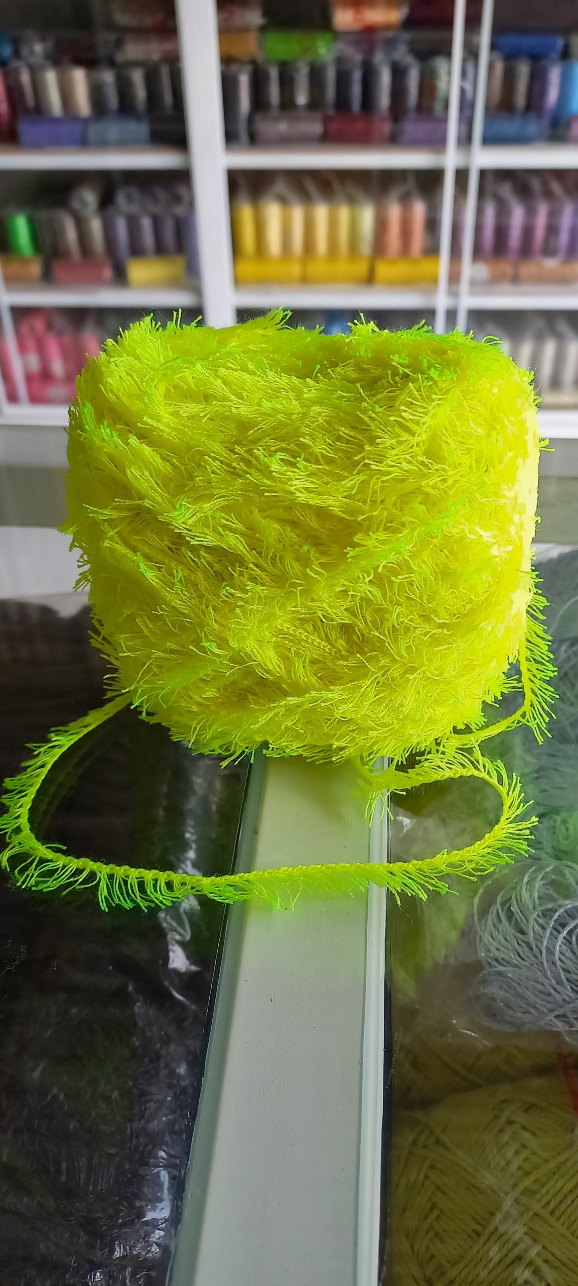 Len mi lông dùng đan móc sản phẩm hanmade