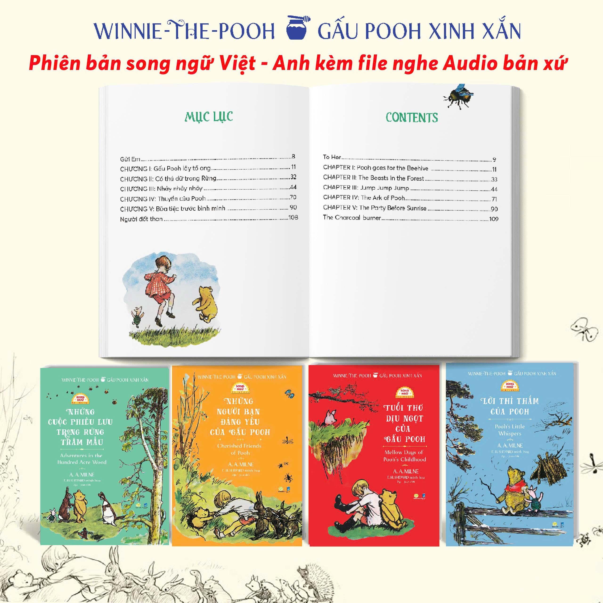 Sách - Winnie-The-Pooh - Gấu Pooh Xinh Xắn - Pooh's Little Whispers - Lời Thì Thầm Của Pooh