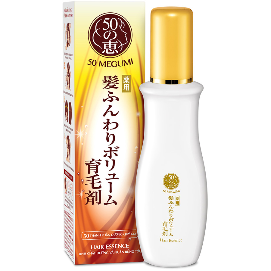 Tinh chất dưỡng và ngăn rụng tóc 50 Megumi Hair Essence 120ml