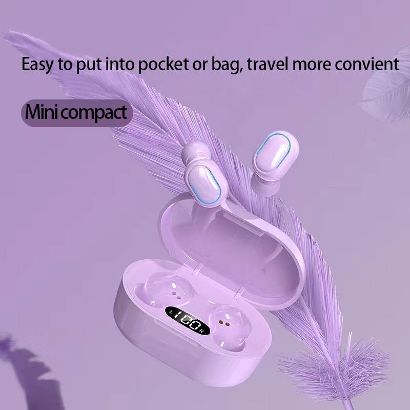 Tai Nghe Nhét Tai E7S Bluetooth 5.0 Không Dây Chống Nước Có Micro Âm Thanh Nổi HiFi Cho iPhone Xiaomi Android