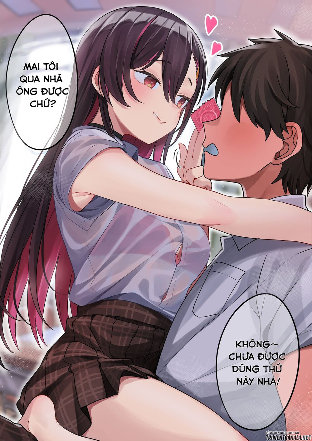 nếu ông kiềm chế được sau 100 ngày, tôi sẽ để ông dùng cái bao này làm chuyện đó với tôi chapter 8 1