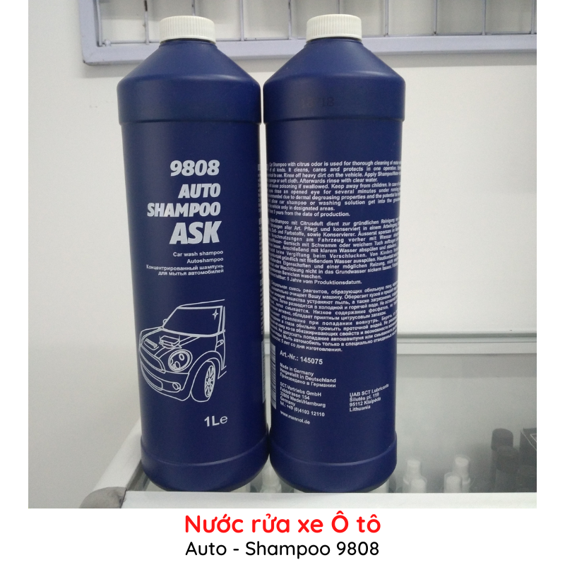 Nước rửa xe Ô tô 1000ml, Auto - Shampoo 9808