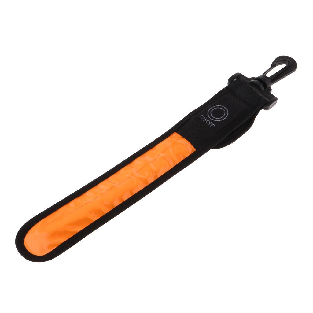 Safety Sign with Reflective Stripe Reflector for LED  Orange
