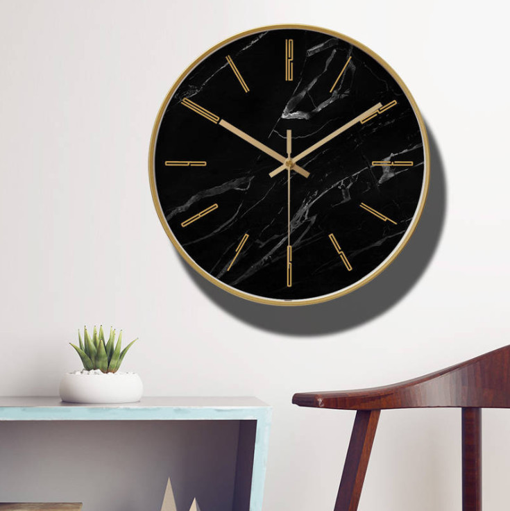 Đồng hồ treo tường Black and Gold