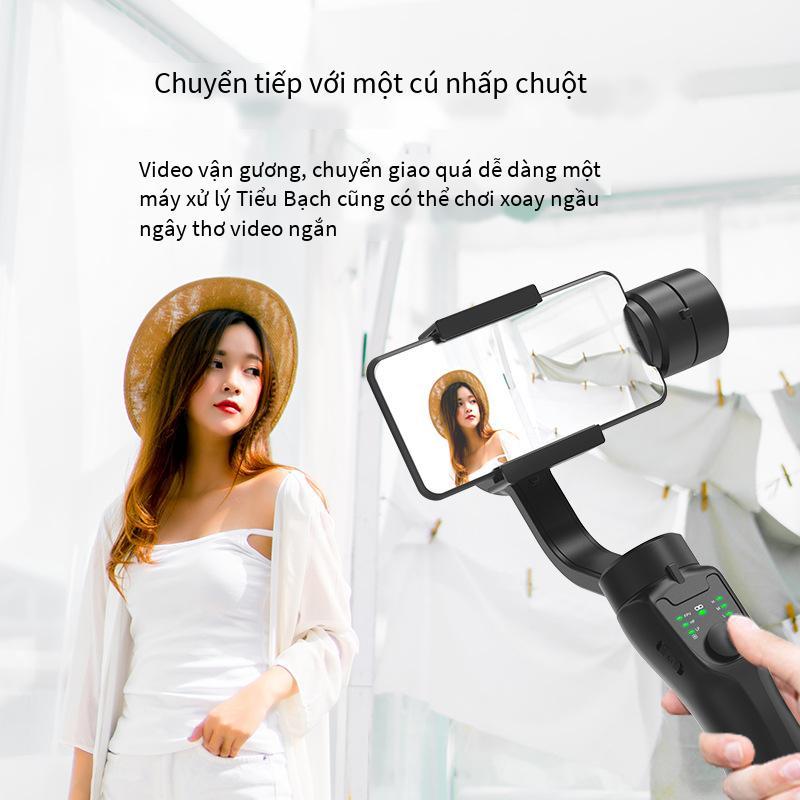 Ưu đãi đặc biệt mới Bộ ổn định điện thoại di động F8 rung âm thanh trực tiếp chống rung cầm tay gimbal ổn định ba trục ổn định Bluetooth thông minh