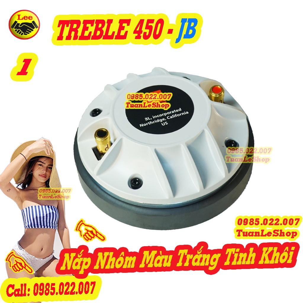 01 COMBO TREBLE 450 JB NẮP NHÔM TRẮNG REN XOÁY – Giá 1 LOA 450 J B L TRẮNG REN XOÁY + PHỄU 11X28 + TỤ 2,2