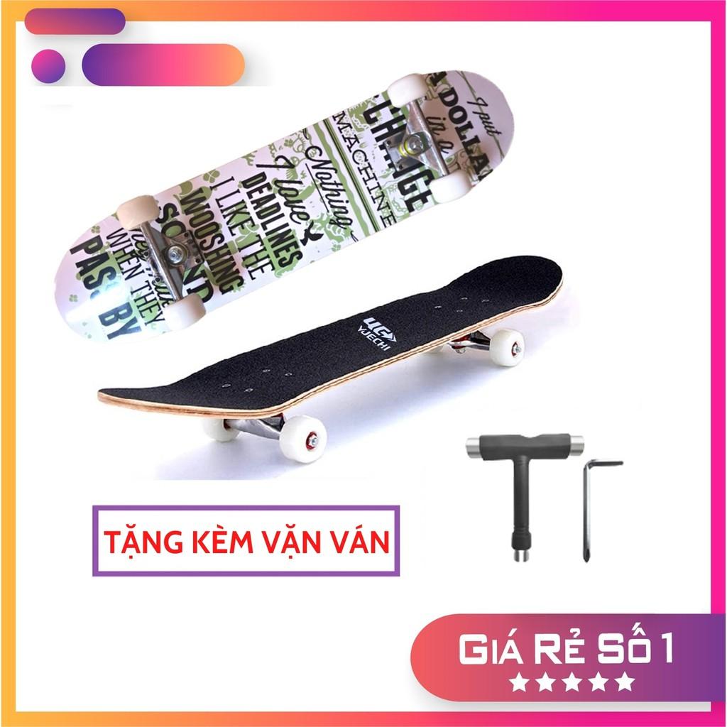 Ván Trượt Skateboard YueChi Chính hãng - Tặng kèm Tool vặn - Siêu ngầu