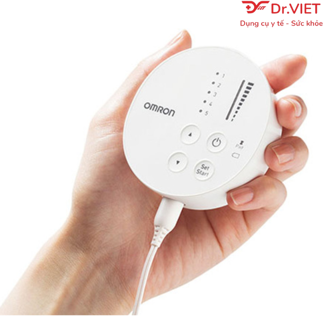 Máy massage xung điện Omron HV-F013 Chính hãng-Giúp giảm đau cơ và khớp với 5 chế độ massage mọi lúc mọi nơi