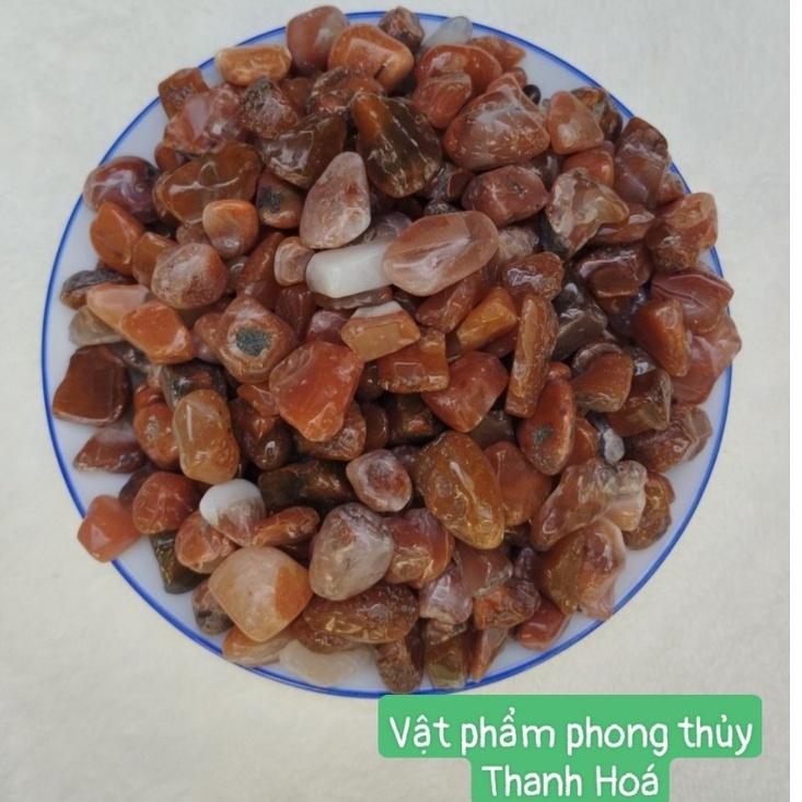 Viên Đá Vụn Mài Bóng Tự Nhiên - Đá Thanh Tẩy Tarot - Sỏi Trang Trí Bể Cá
