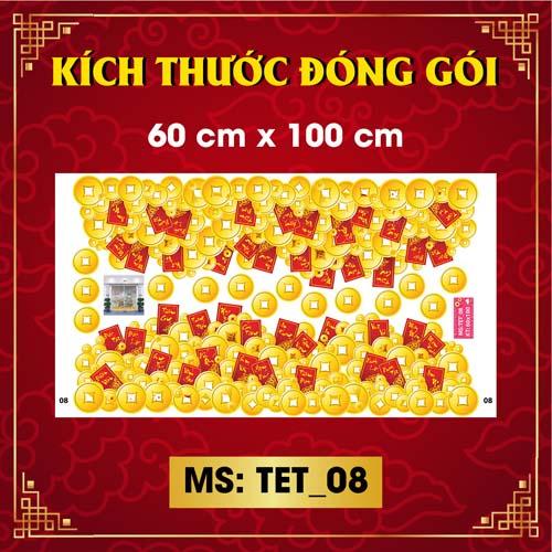 DECAL TRANG TRÍ TẾT 2023 COMBO SỐ 10