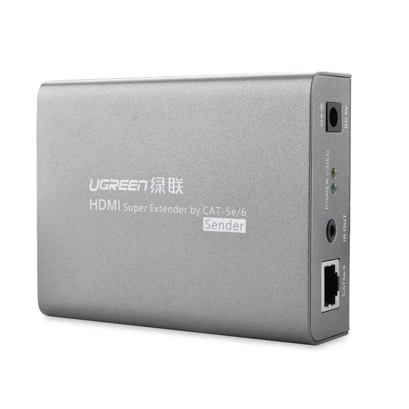 Ugreen UG4021040210TK 50m đến 100M Bộ nối dài HDMI qua cáp mạng RJ45 CAT5e CAT6 - HÀNG CHÍNH HÃNG