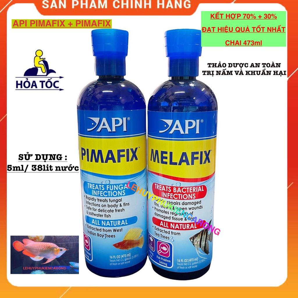 MELAFIX và PIMAFIX Thảo Dược An Toàn Trị Nấm Và Khuẩn Hại Chai 473ml - Combo Siêu Tiết Kiệm