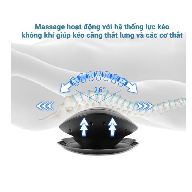 Máy Massage Lưng, Máy Massa Giảm Đau Mỏi Thắt Lưng, Thoát Vị Đĩa Đệm Hàng Cao Cấp Hm-l27