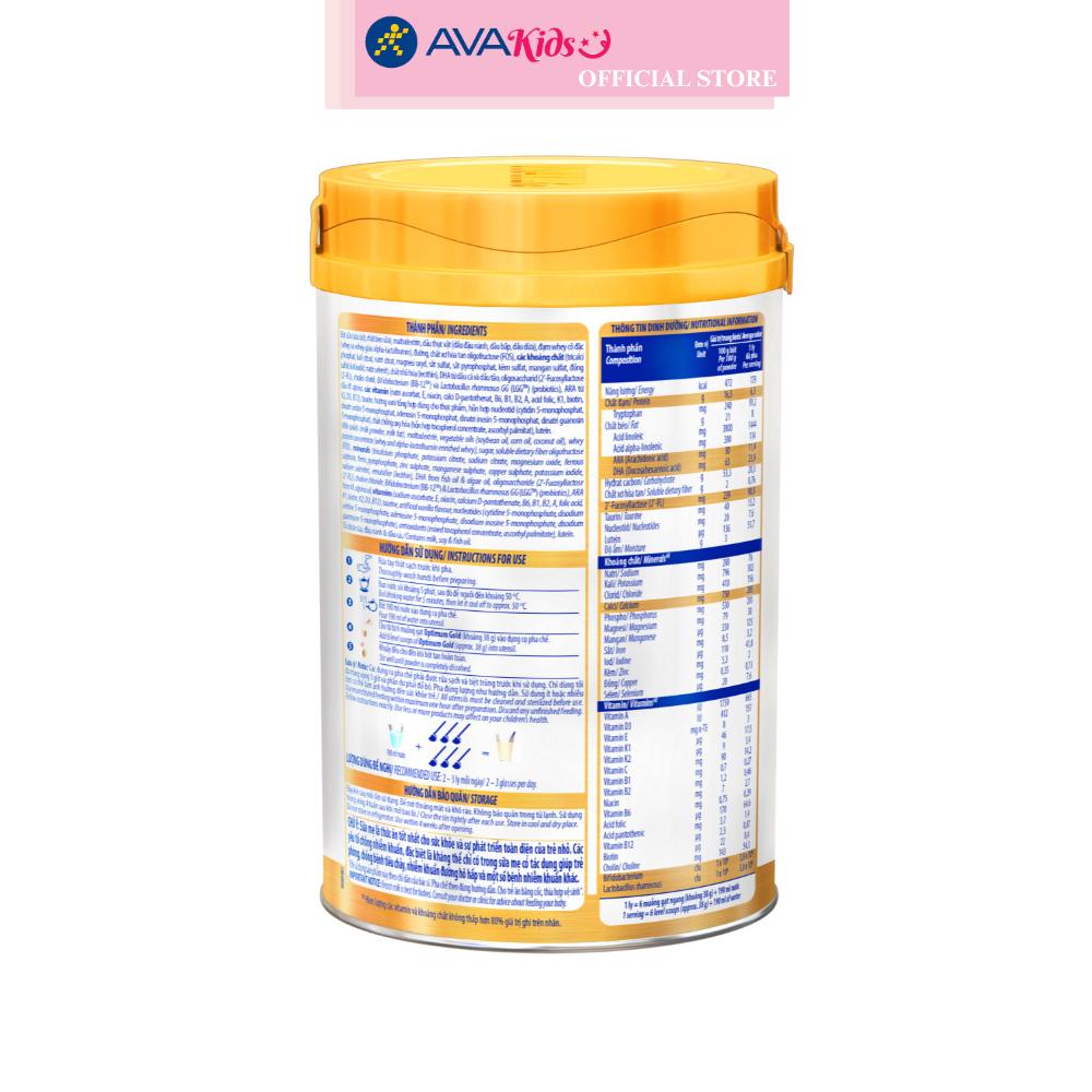 Sữa bột Vinamilk Optimum Gold số 3 850g (1 - 2 tuổi)
