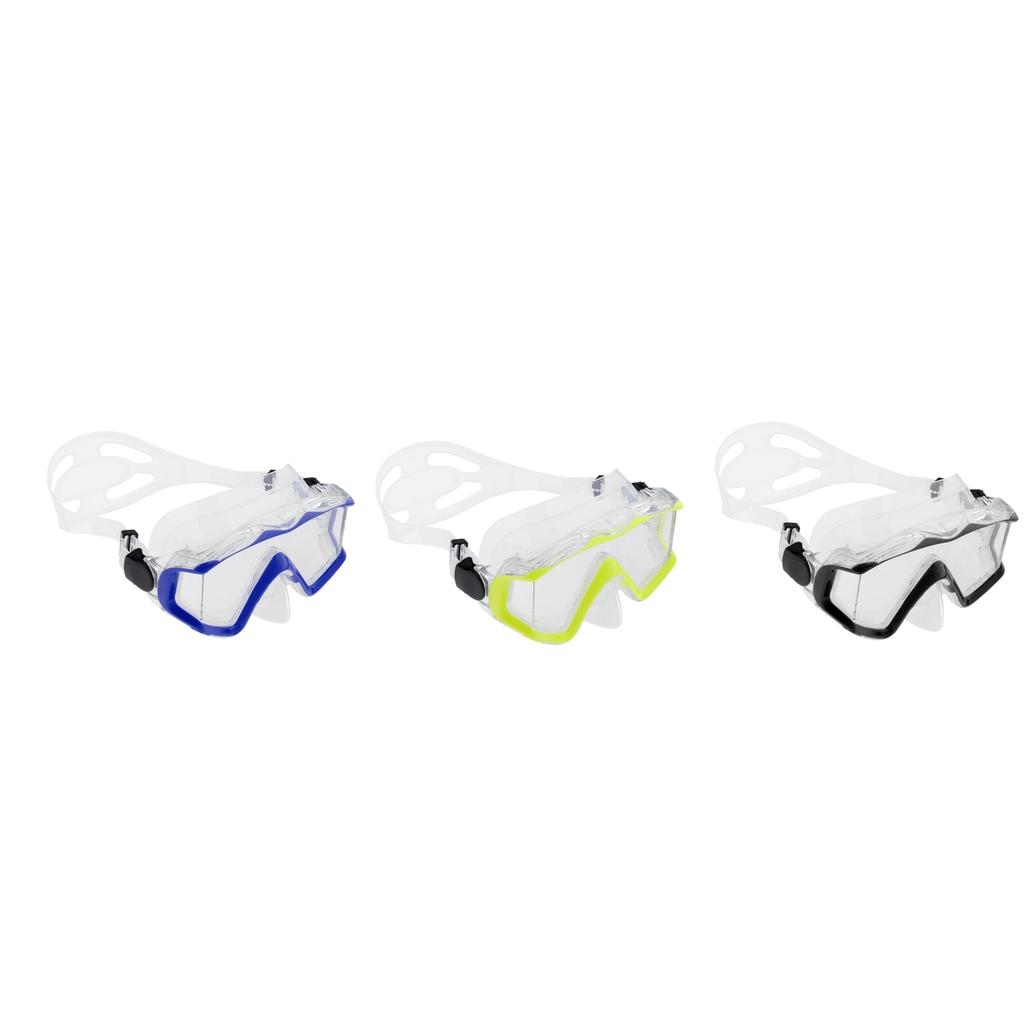 Snorkel Mask Snorkeling Scuba Dive Glasses Goggles Glasses for Adult Black/Blue/Yellow