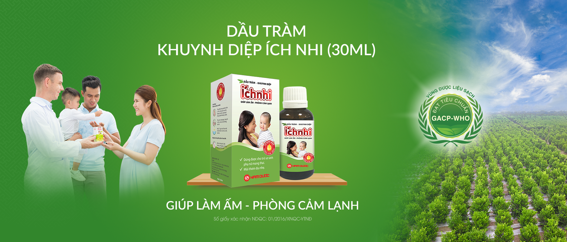 Dầu tràm khuynh diệp Ích Nhi