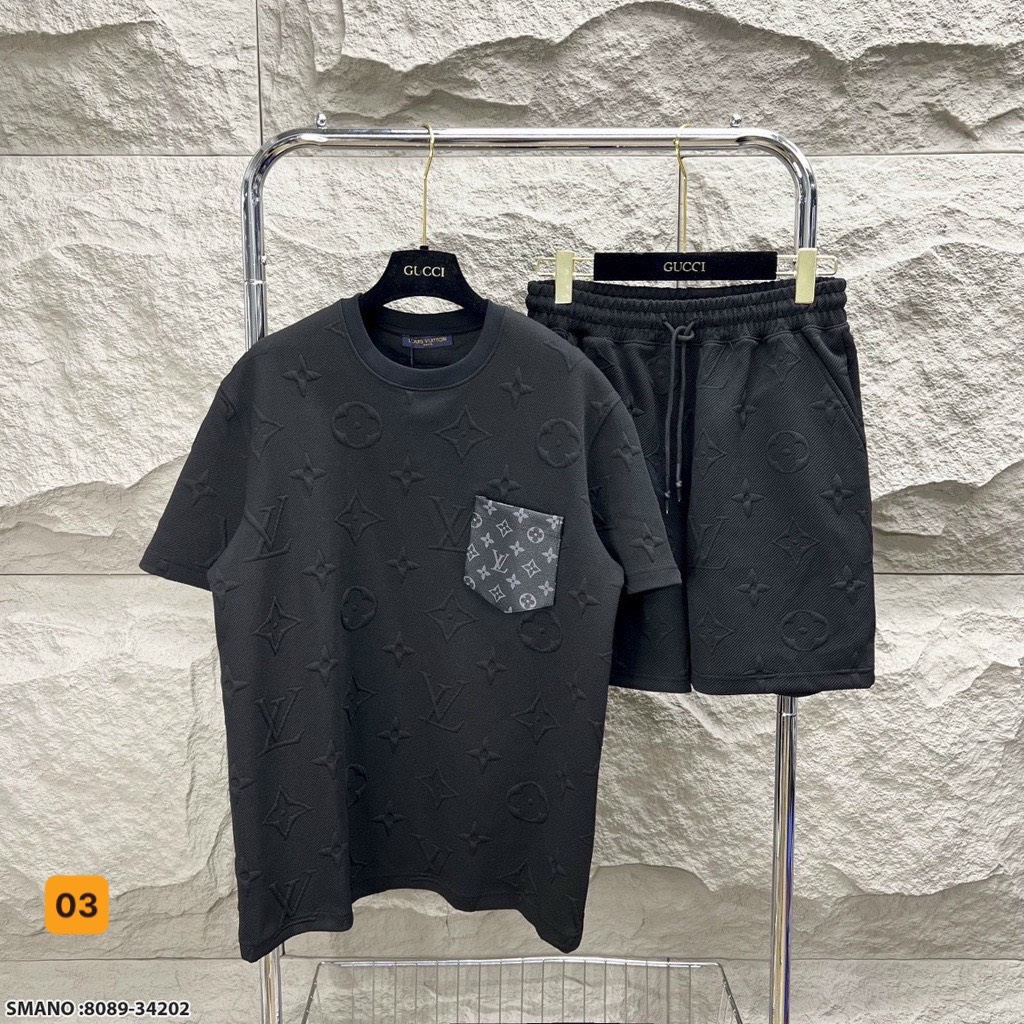 Set đồ bộ nam, chất cotton mịn phối họa tiết thời trang cao cấp mẫu mới