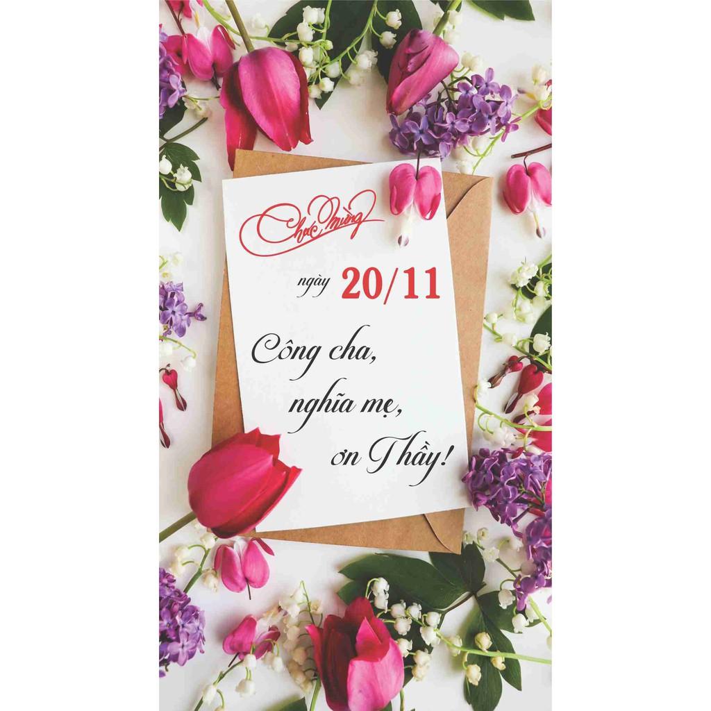 Thiệp chú mừng ngày Nhà giáo Việt Nam 20 tháng 11