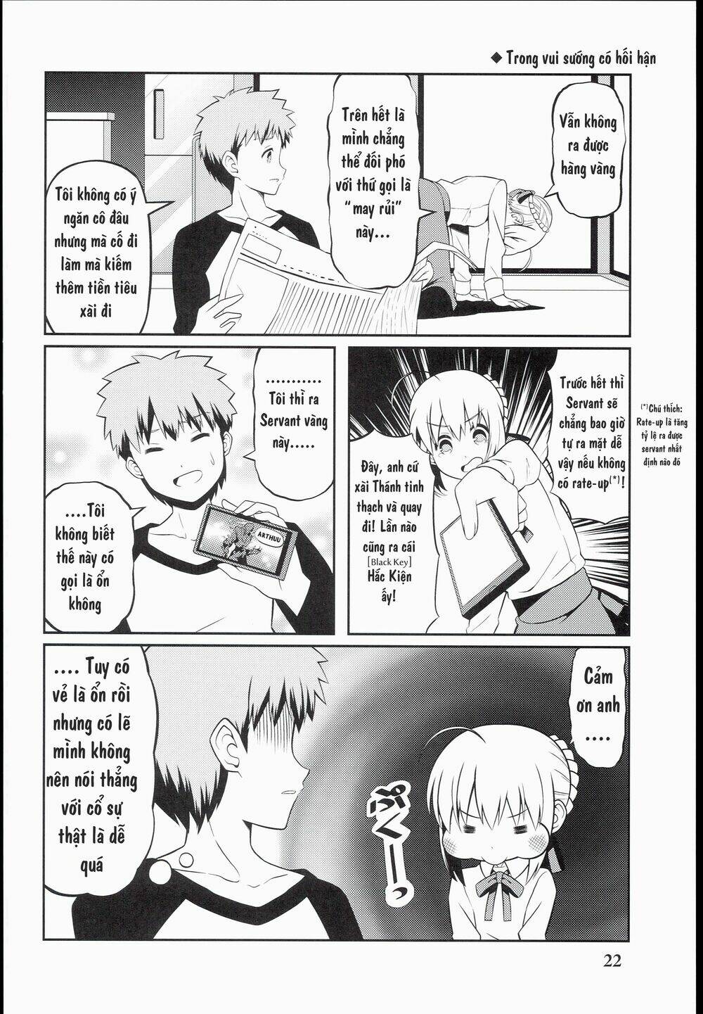 saber-san chơi fgo! chapter 1 24