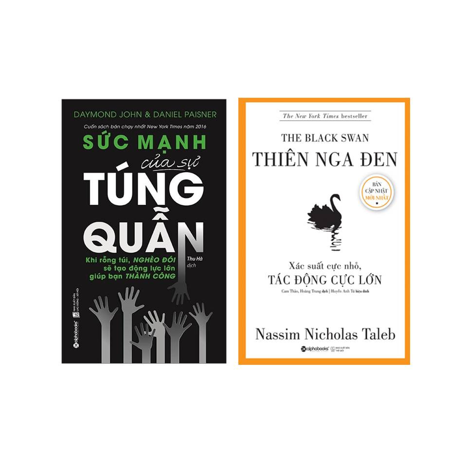 Combo Sách Tư Duy: Thiên Nga Đen - Xác Suất Cực Nhỏ, Tác Động Cực Lớn  + Sức mạnh của sự túng quẫn