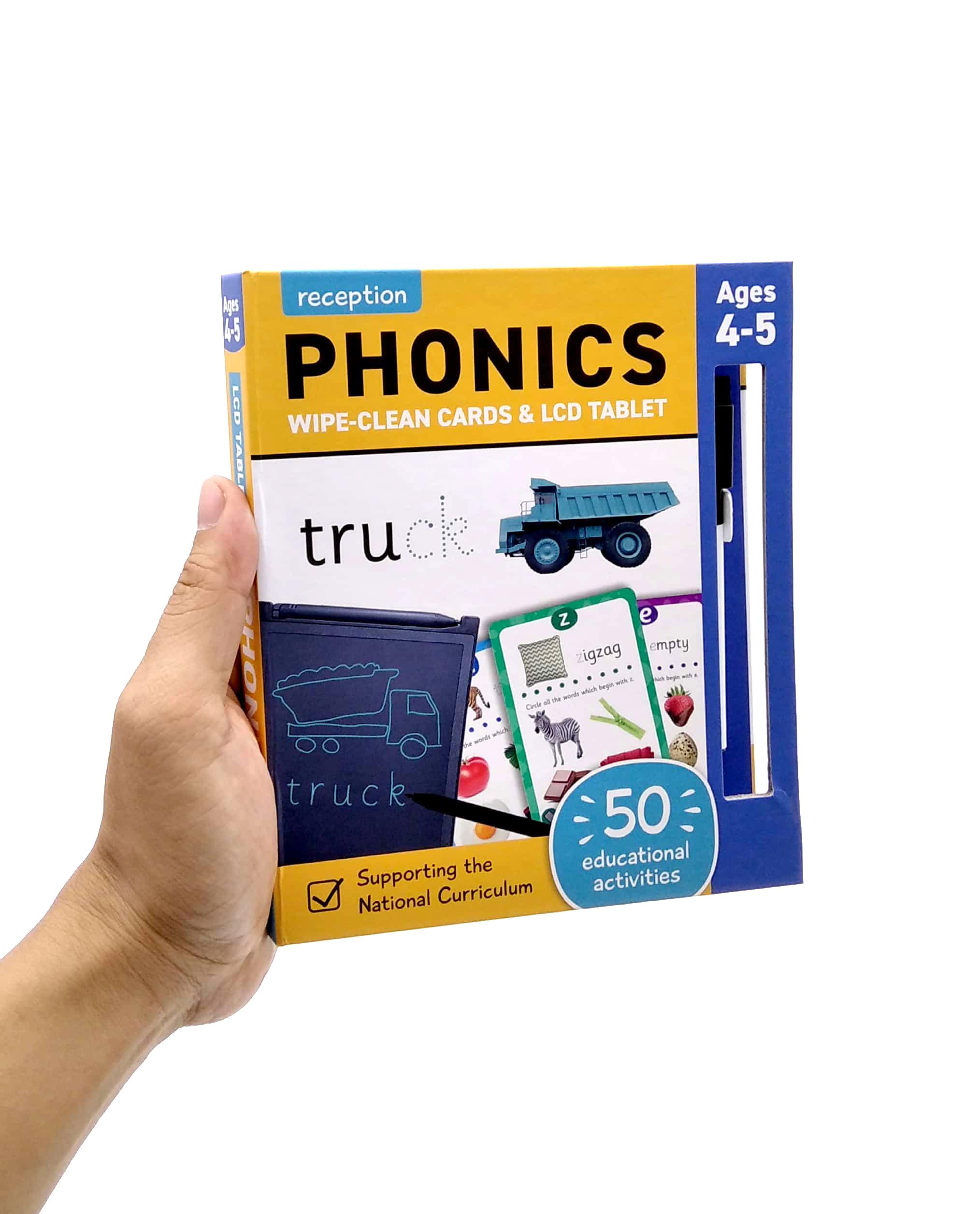 Reception Wipe Clean Cards &amp; LCD Tablet: Phonics
