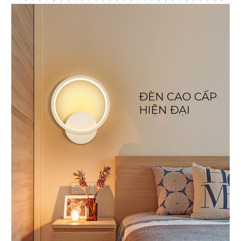 Đèn treo tường trang trí đổi màu 3 chế độ, loại đèn gắn phòng ngủ, phòng khách, hành lang đơn giản, sang trọng