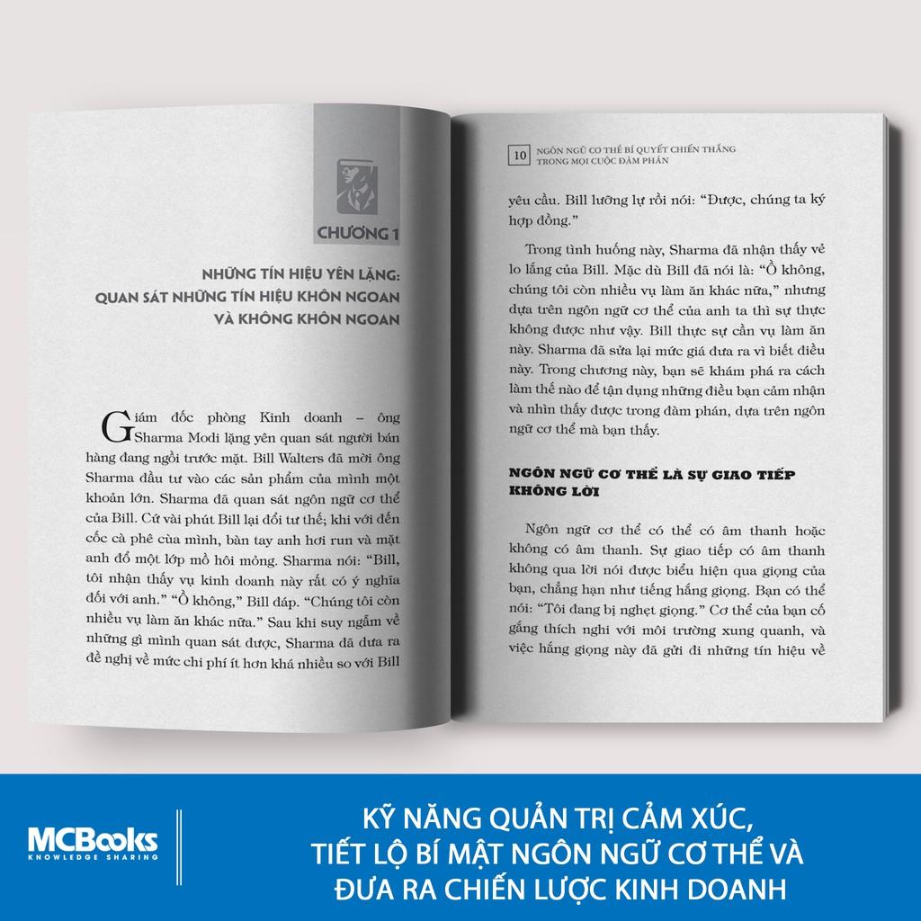 Sách - Ngôn Ngữ Cơ Thể - Bí Quyết Chiến Thắng Trong Mọi Cuộc Đàm Phán - BizBooks