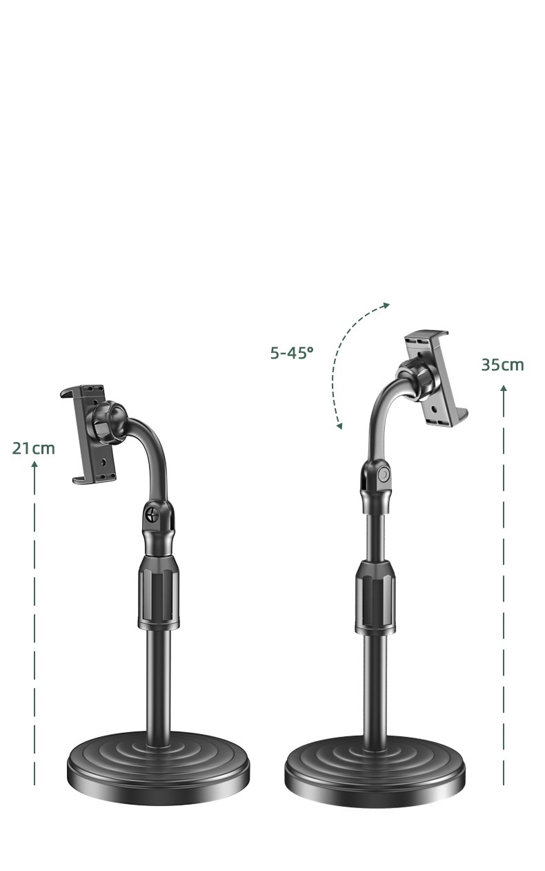 Giá đỡ điện thoại đa năng, kẹp điện thoại có chân đế tiện dụng xoay 270 độ, live stream, giải trí