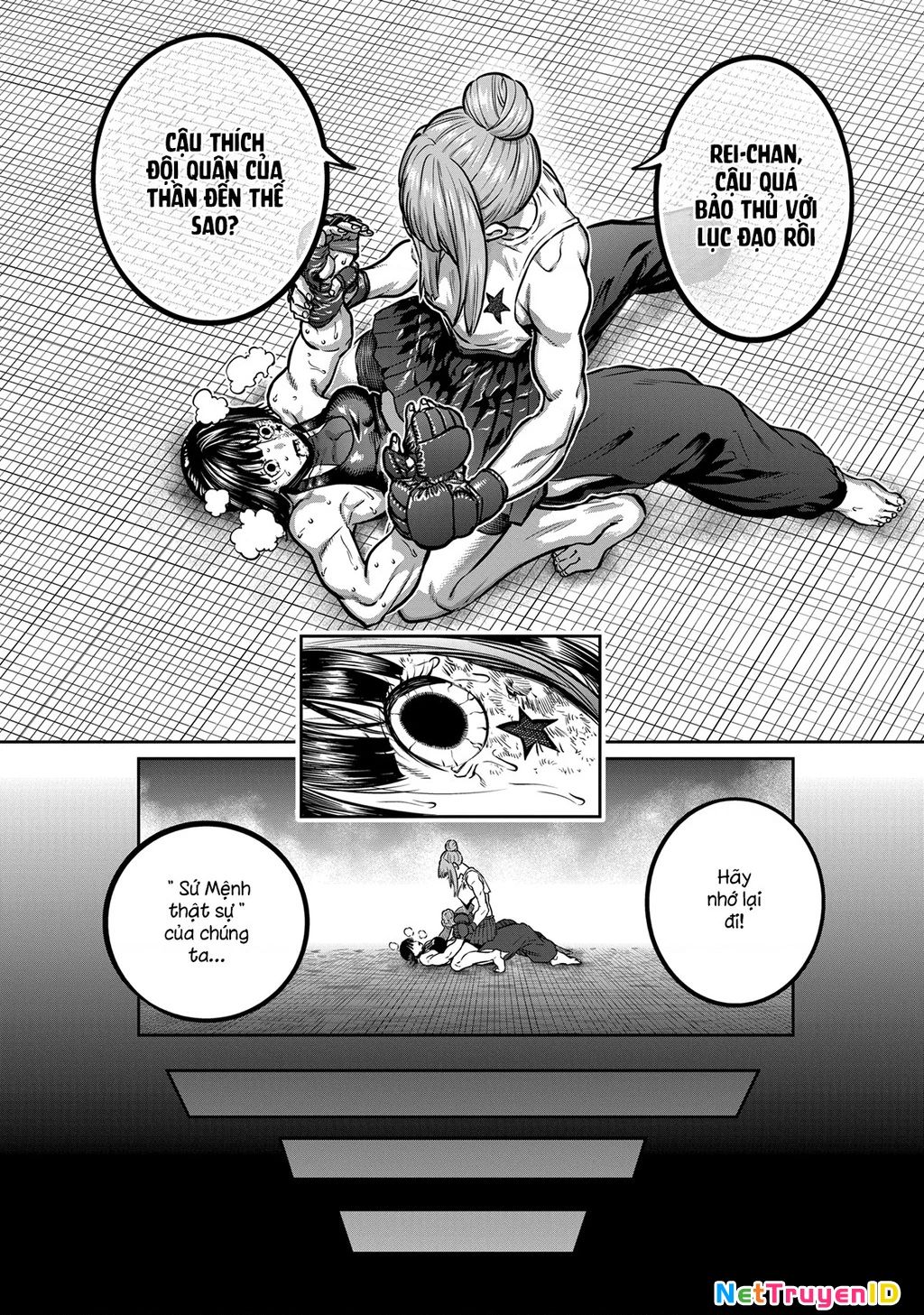 isshou senkin - sàn đấu điên rồ chapter 44 16