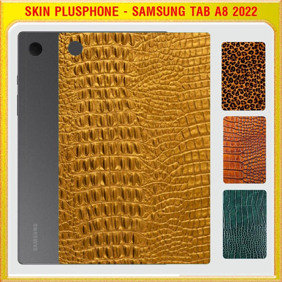 Dán Skin mặt sau dành cho Samsung Tab A8 2022 10.5 inch vân da cá sấu, da báo