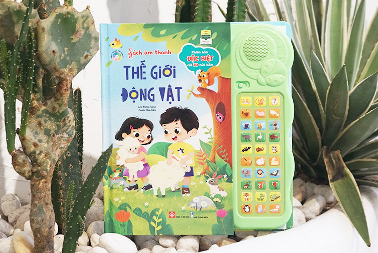 Sách Âm Thanh Đinh Tị - Thế Giới Động Vật - Dành Cho Trẻ Từ 0 - 6 Tuổi