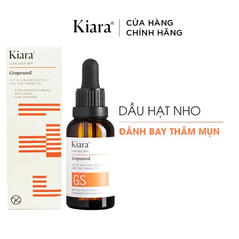 Bộ Đôi Chấm Mụn - Giảm Thâm Mụn Kiara Grapeseed và Tea Tree Oil