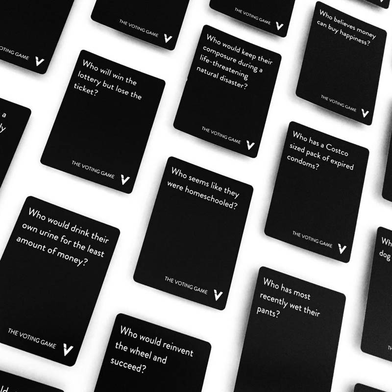 BOARD GAME THẺ BÀI NGÔN NGỮ TIẾNG ANH VUI NHỘN THE VOTING GAME