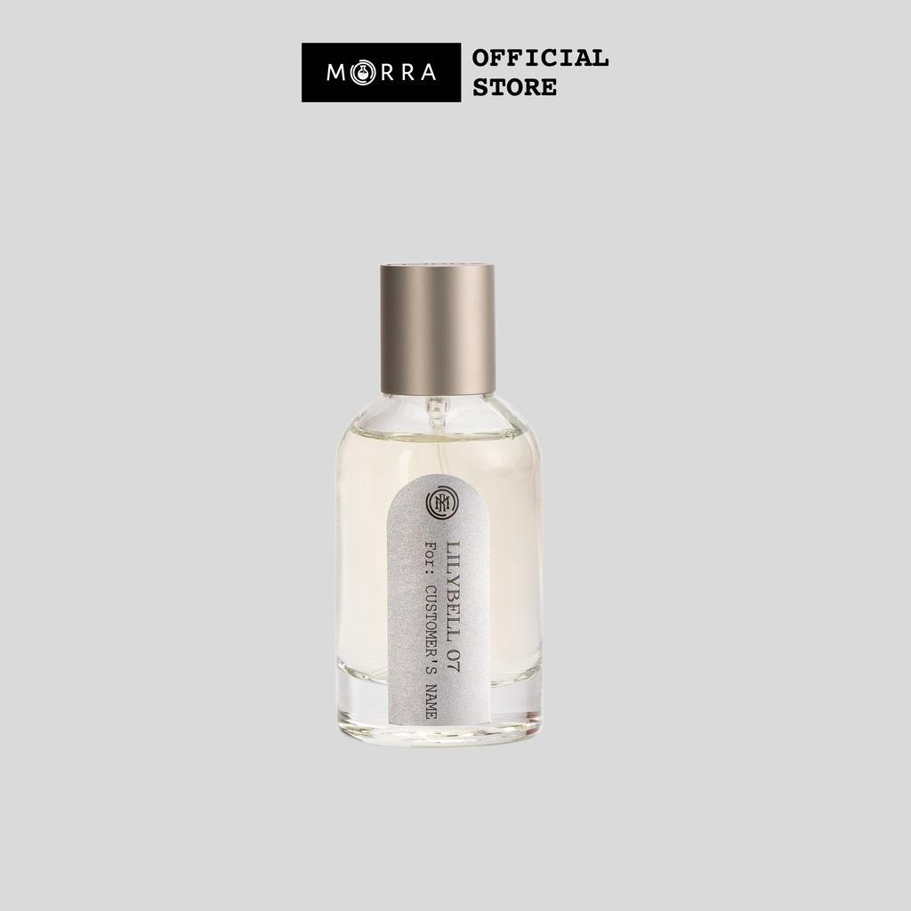 Nước Hoa Nữ Morra Lilybell 07 Chai 50ml Tem kim Loại Nguyên Liệu Nhập Pháp Hương Thơm Sang Trọng, Nhẹ Nhàng, Ngọt Ngào