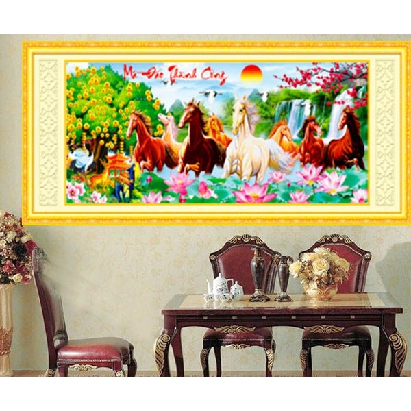 TRANH ĐÍNH ĐÁ MÃ ĐÁO THÀNH CÔNG