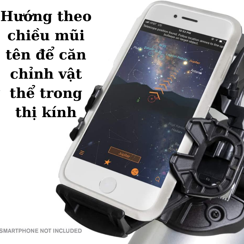 Kính thiên văn sử dụng ứng dụng Starsense trên điện thoại thông minh để xác định sao, hành tinh và nhiều vật thể khác - Khẩu độ 80mm - Hàng chính hãng Celestron