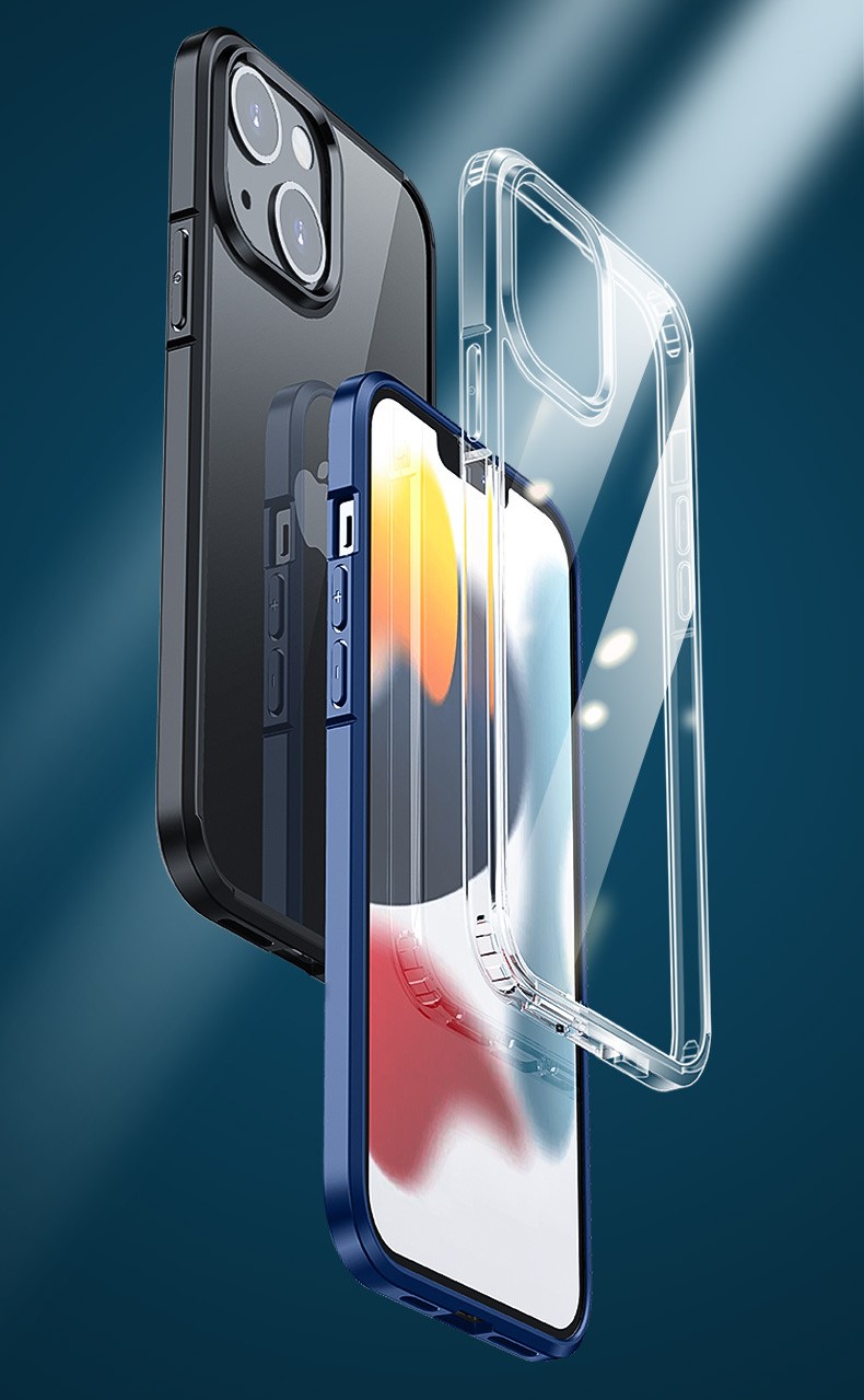 Ốp Lưng Trong Suốt Dành Cho Iphone 14/ 14 Plus/ 14 Pro/ 14 Pro Max Mocolo K02 Bayer Duo- Hàng Chính Hãng