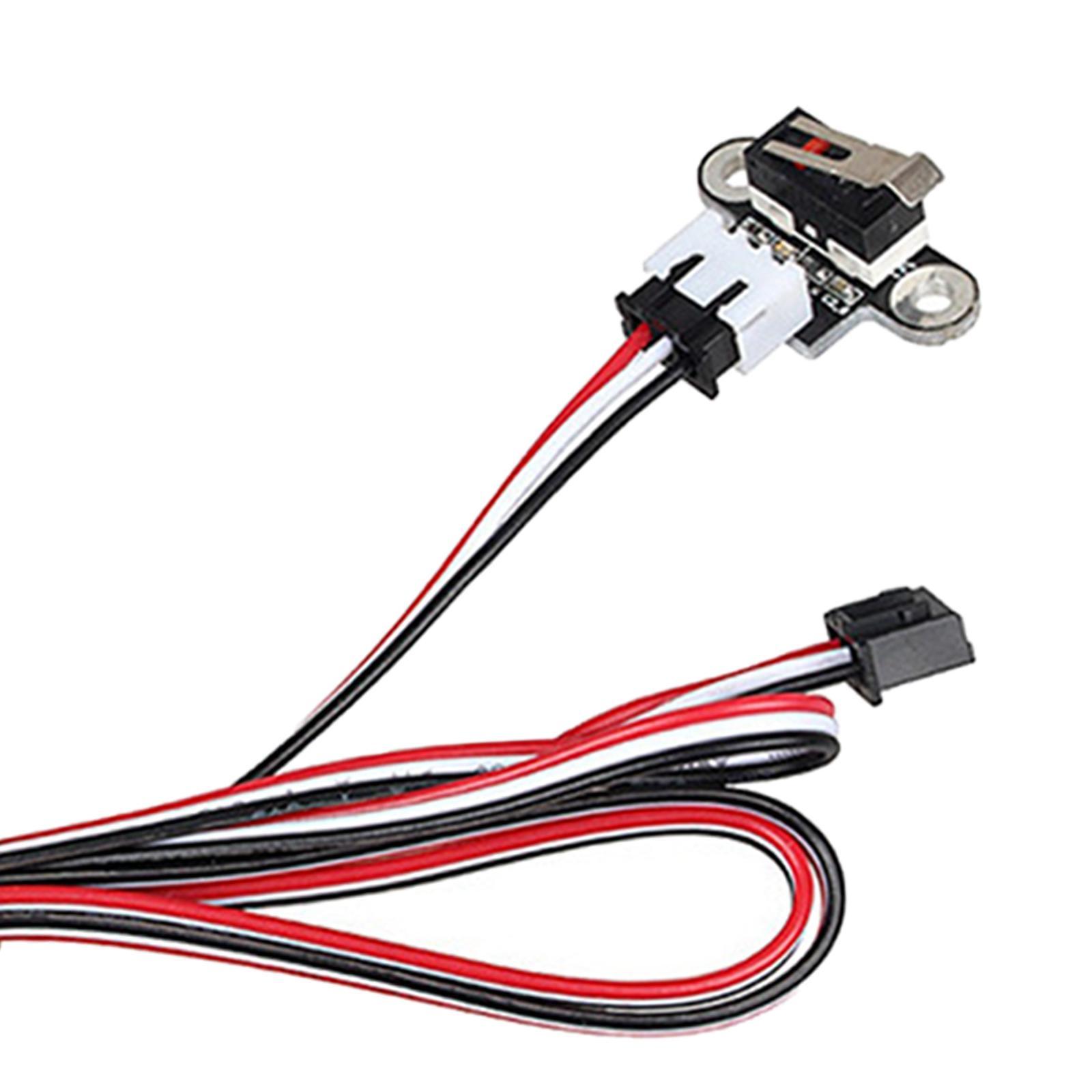 Mechanical Limit Switch Module with 1M Cable, Endstop Switch, with Indicator Replacement Parts, 3D Printer Parts 3Pin for Ramps 1.4 Accessories