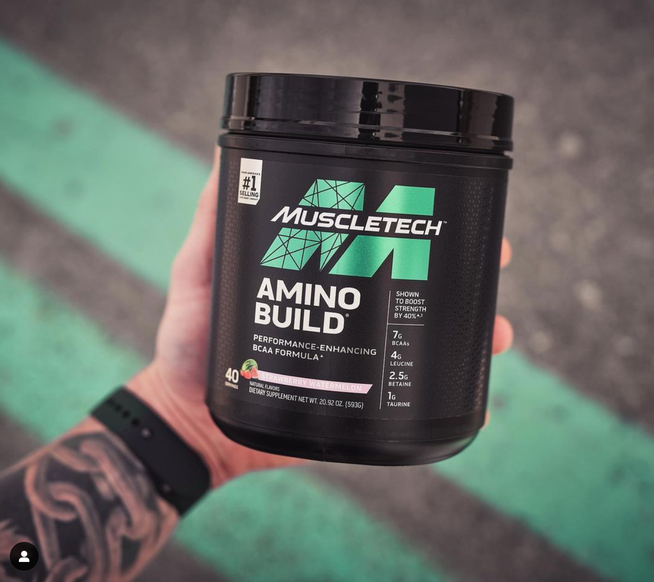 Muscletech Amino Build - 40 lần dùng – Tăng Năng Lượng, Phục Hồi và Phát Triển Cơ Bắp - MuscleTech USA
