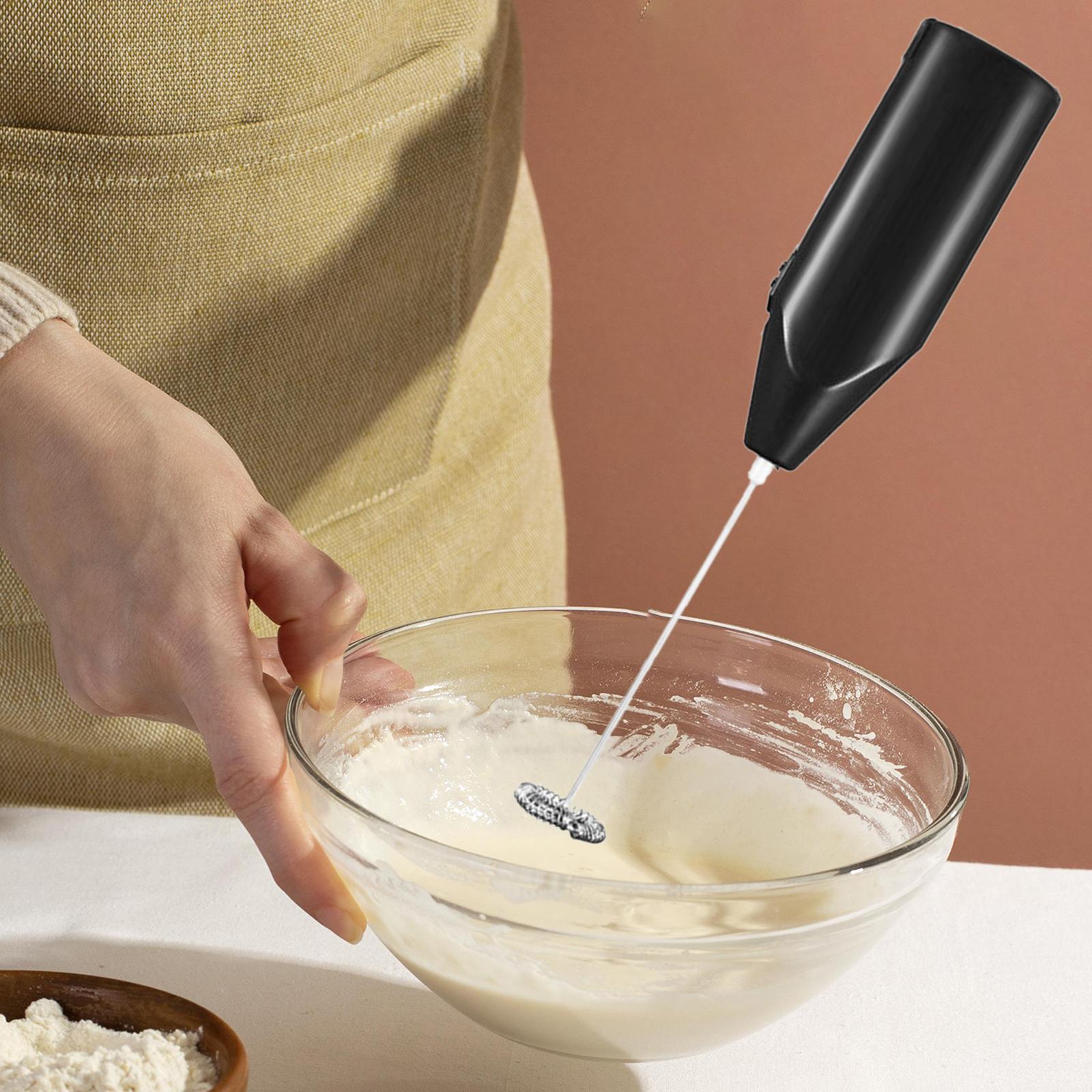 Milk Frother Drink Mixer Whisk Stainless Steel Spring Head Whisks