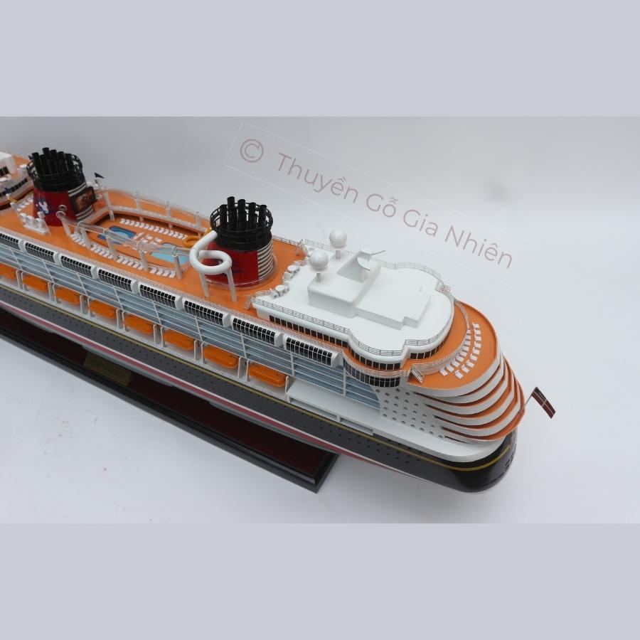 Mô Hình Thuyền Gỗ Trang Trí Phong Thủy Dạng Thuyền Du Lịch DISNEY FANTASY Chính Hãng, Hàng Xuất Khẩu Chất Lượng Cao