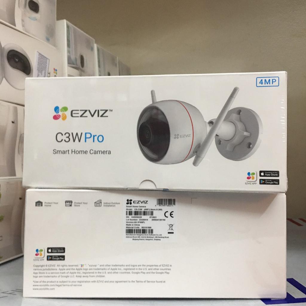 Camera Wifi Ezviz C3W Pro 4Mp, Thuật toán AI,Có màu ban đêm, Đàm thoại 02 chiều, lắp ở ngoài trời chống nước-Hàng Chính Hãng