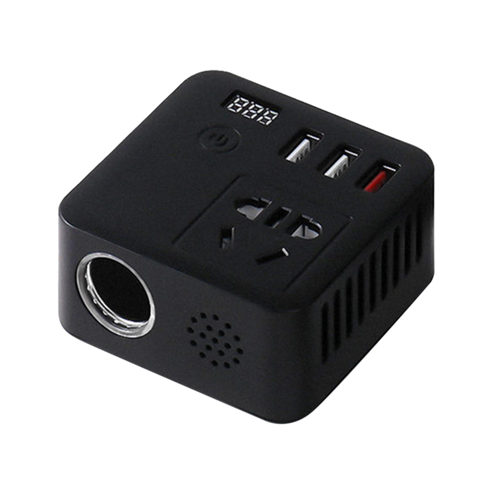 150W Digital  Inverter 12V to 220V Converter for 12V/24V Blk